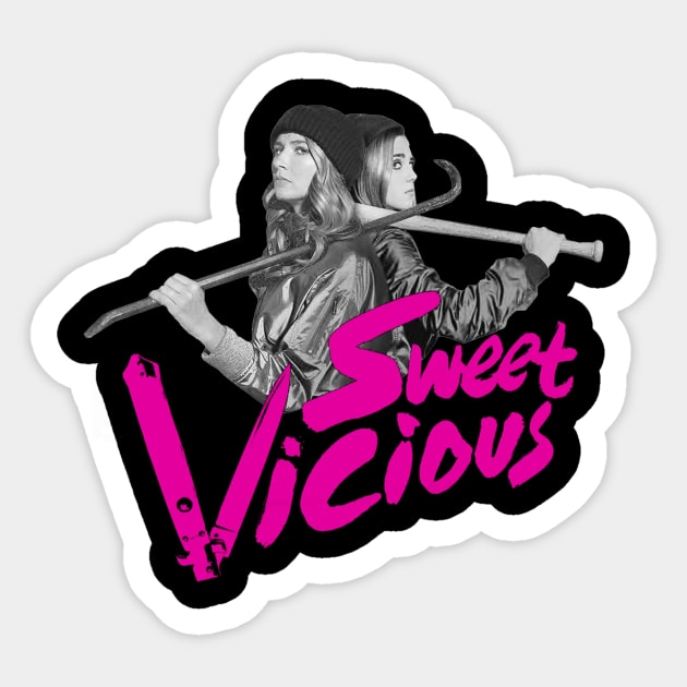 Sweet/Vicious - Jules and Ophelia Sticker by pasnthroo